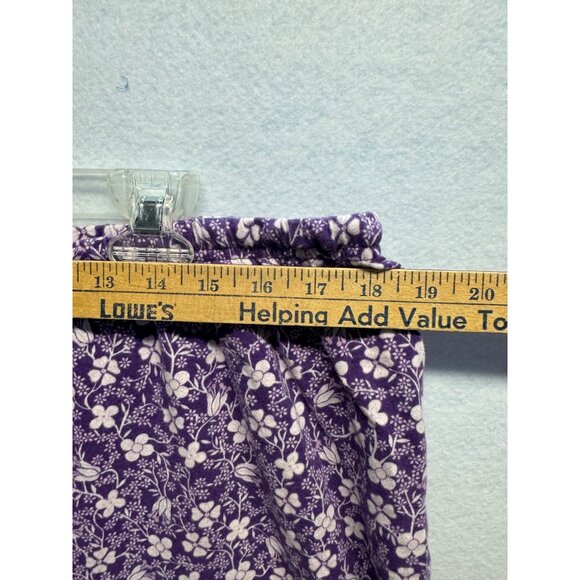 High Sierra Intimates Purple Floral Cotton Pajama Pants XXL - Picture 4 of 8